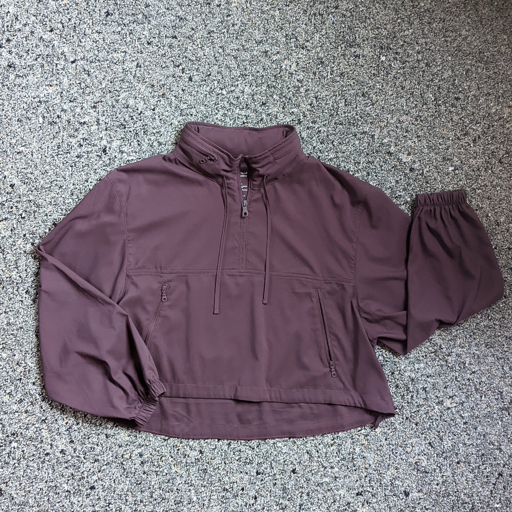 Girlfriend Collective Purple/Brown Windbreaker